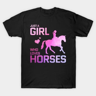 horse girl T-Shirt